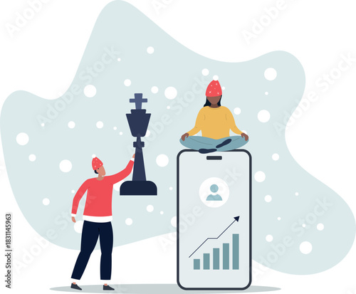 Digital business concept.people working together on content marketing, targeting and other social media business activities.life and employment of people.