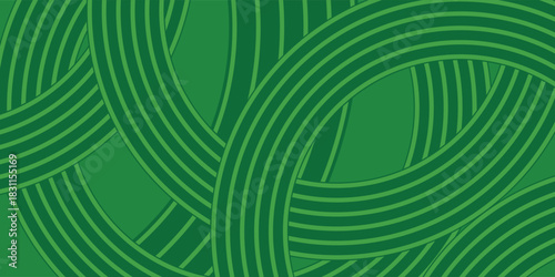 Green farm banner, organic abstract background with fields. Wavy green lines, natural organic products. Eps 10.