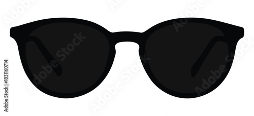 A black glass and frame design