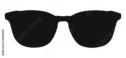 A black glass and frame design