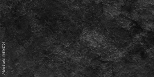 Dark grunge texture wall. Textured black grunge background. Textured concrete background. Grunge textured concrete black stone wall background.	