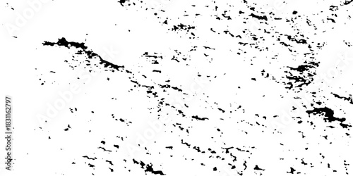 Old distressed vector background with scratches dust. Distressed black grain texture distress overlay. White, black dust overlay distress grungy grain, noise effect paint wall.	