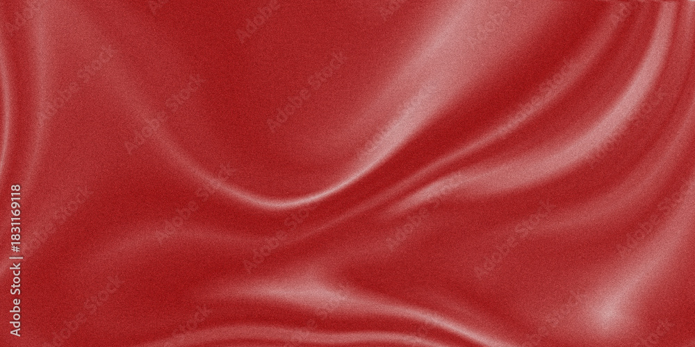 Obraz premium Shimmering red abstract background with elegant wavy lines and fine glitter texture creating a luxurious feel