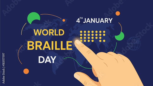 Celebrate World Braille Day this January 4th with global awareness, inclusivity, and accessibility through tactile reading and visually impaired awareness campaigns