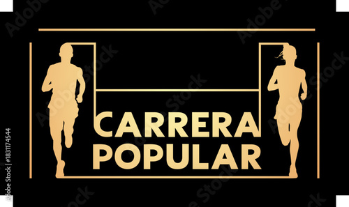 Running emblem design