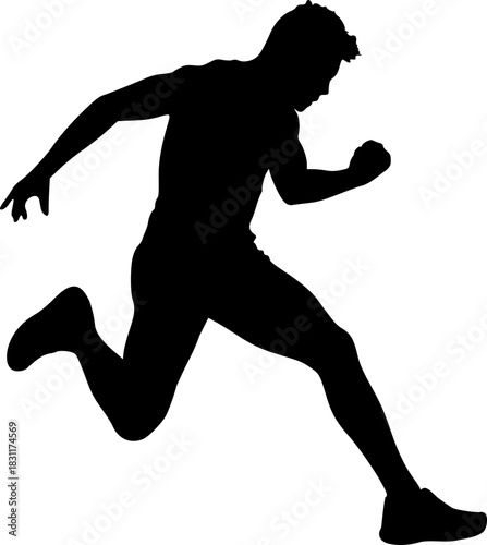 Design of jumping man draw