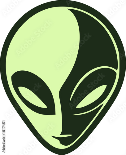 Alien face icon
