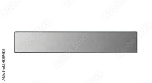 Wallpaper Mural Minimalist silver soundbar on white background Torontodigital.ca