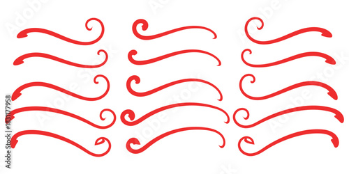 vector, swoosh, retro, swirl, tail, font, line, typography, swash, curve, baseball, vintage, brush, underline, element, ornament, swish, wave, decoration, design, set, stroke, text, team, calligraphy,