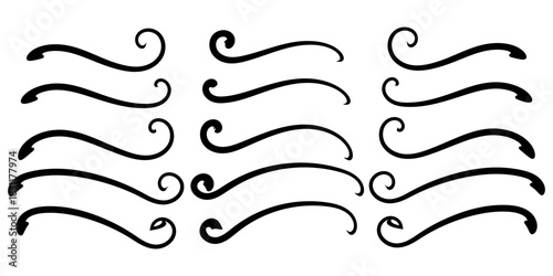 vector, swoosh, retro, swirl, tail, font, line, typography, swash, curve, baseball, vintage, brush, underline, element, ornament, swish, wave, decoration, design, set, stroke, text, team, calligraphy,