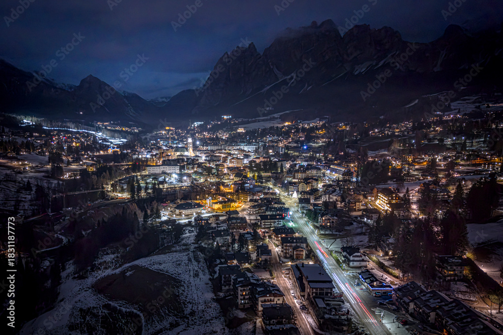 Fotografia Cortina d'Ampezzo Night