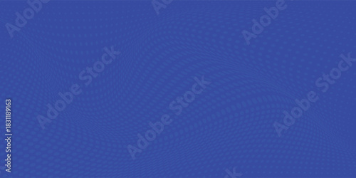 Dark blue halftone dotted abstract background, big data pattern, technology or futuristic visualization, waveform