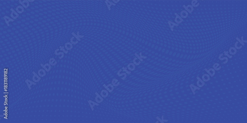 Dark blue halftone dotted abstract background, big data pattern, technology or futuristic visualization, waveform