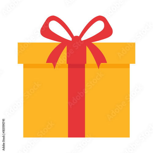 christmas gift box vector illustration