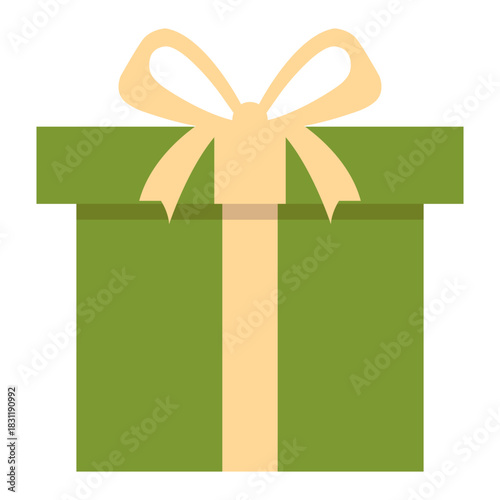 christmas gift box vector illustration