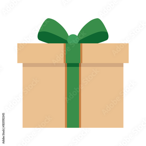 christmas gift box vector illustration