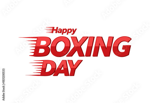 Happy Boxing Day New Illustration