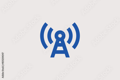 transmission illustration in line style design. Vector illustration.	