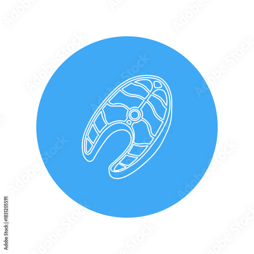 Peeled Shrimp Seafood Icon