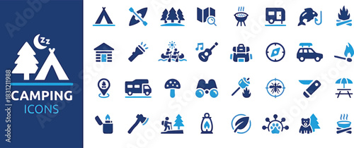 camping, outdoor, tent, kayak, canoe, trees, map, barbecue, grill, caravan, camper, fish, hook, campfire, fire, cabin, house, flashlight, raft, music, guitar, backpack, compass, car, match, picnic tab