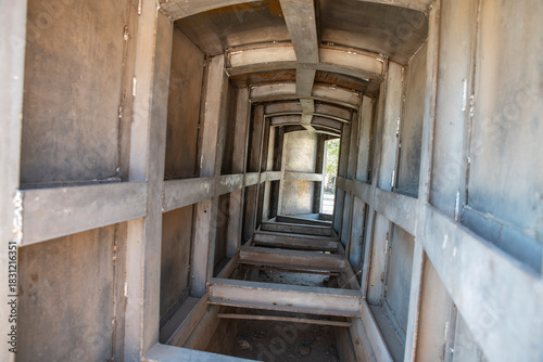 Fototapeta Naklejka Na Ścianę i Meble -  Iznik Castle gate, walls and water channel in Türkiye 2025 