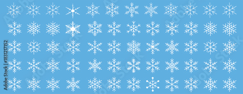 Create a winter wonderland with this stunning snowflake pattern background ideal for festive seasonal designs and celebrations