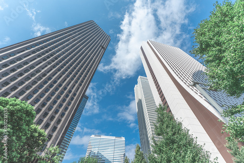 西新宿の高層ビル群