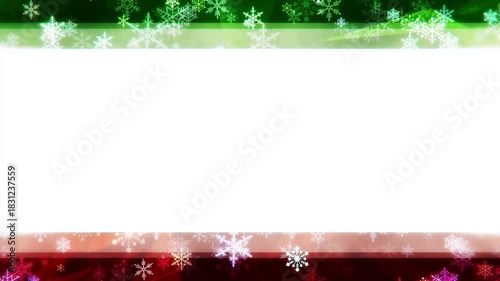 Sparkling snowflake loop background material	
