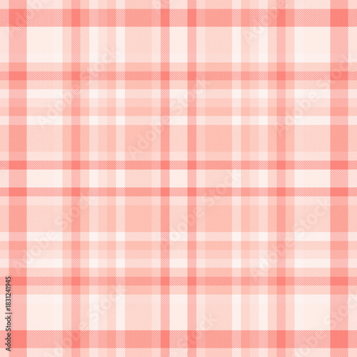 Hat pattern textile tartan, pride check background fabric. Harvest texture vector plaid seamless in light and red colors.