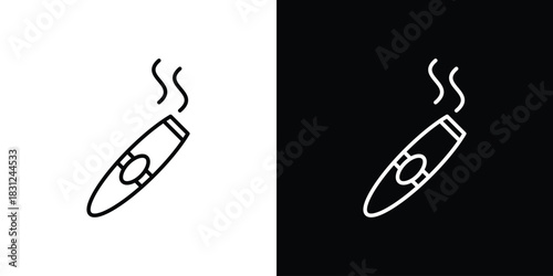 Cigar icon In Trendy Design Vector Eps 10