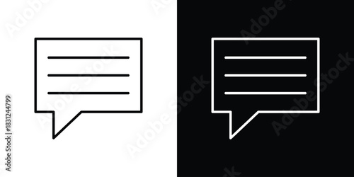Comment icon In Trendy Design Vector Eps 10