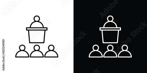 Convention icon In Trendy Design Vector Eps 10