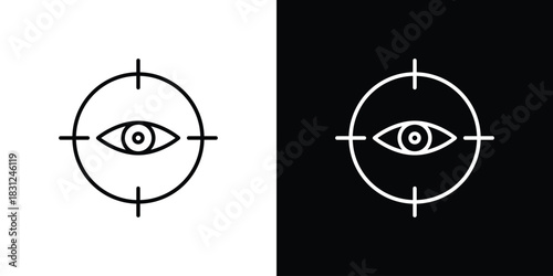 Eye tracking icon In Trendy Design Vector Eps 10
