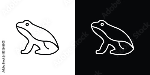 Frog icon In Trendy Design Vector Eps 10