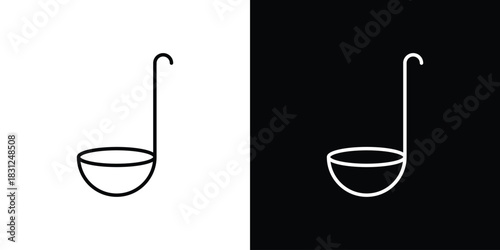Ladle icon In Trendy Design Vector Eps 10