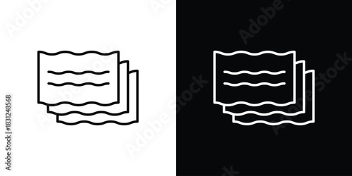 Lasagne icon In Trendy Design Vector Eps 10