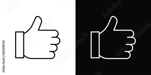 Like button icon In Trendy Design Vector Eps 10