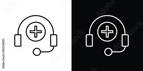 Medical support icon In Trendy Design Vector Eps 10