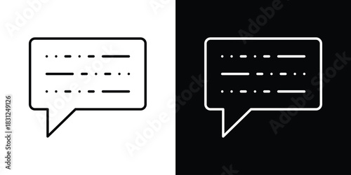 Morse code icon In Trendy Design Vector Eps 10