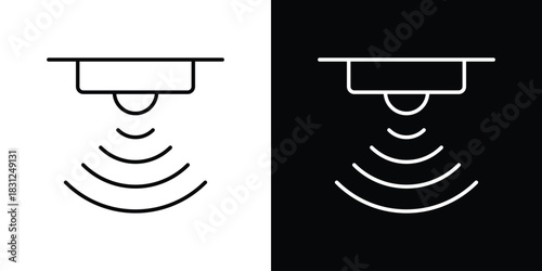 Motion sensor icon In Trendy Design Vector Eps 10