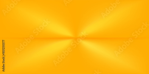 yellow background abstract with Gradient in empty room studio, Yellow empty room studio gradient used for background, yellow background studio with shine use for product shooting.