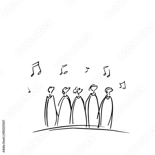 Let's make some noise: a whimsical choir sketch that will strike a chord with your inner musician today
