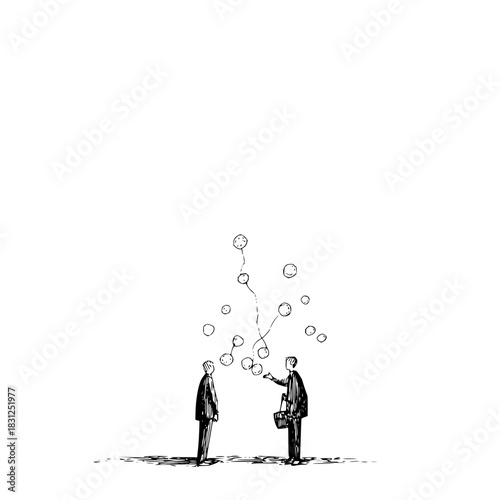 Lost in thought a solitary moment captured in ink drawing share if you feel this peaceful vibe too