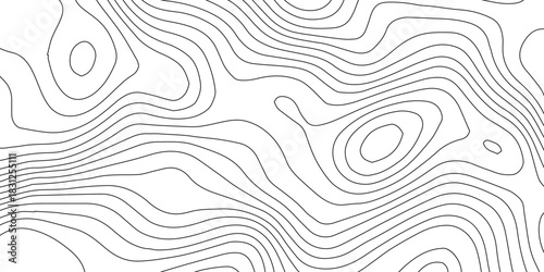 White wave paper curved reliefs abstract background, Abstract topographic contours map background, topography line map. Vintage outdoors style. World map Template. Stock vector	
