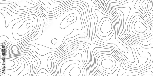 White wave paper curved reliefs abstract background, Abstract topographic contours map background, topography line map. Vintage outdoors style. World map Template. Stock vector	
