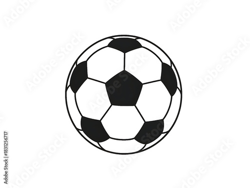 soccer ball, Football isolated on white Background, leather soccer ball, Soccer ball illustration for the