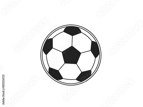 soccer ball, Football isolated on white Background, leather soccer ball, Soccer ball illustration for the