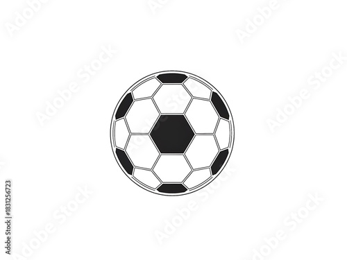 soccer ball, Football isolated on white Background, leather soccer ball, Soccer ball illustration for the