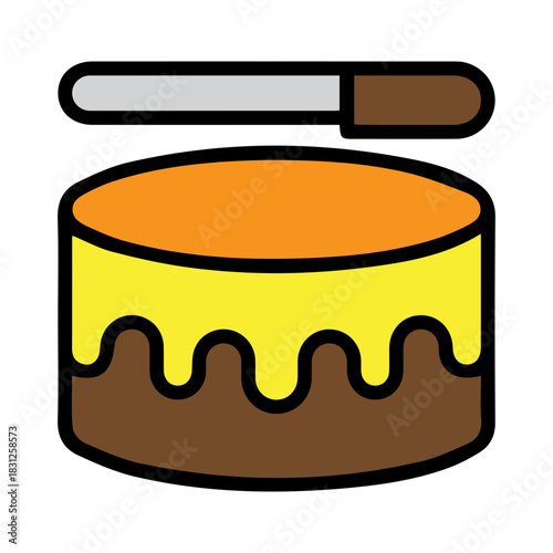 Cake and Knife Icon