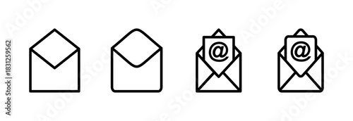 Mail icon vector illustration. email sign and symbol. E-mail icon. Envelope icon